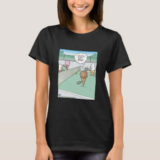 Soft Serve Ice Cream Tennis  T Shirt