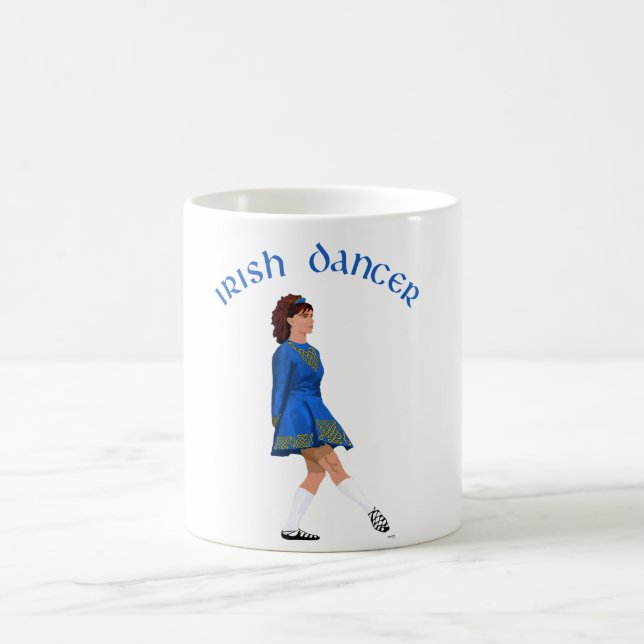 Soft Shoe Irish Dancer in Blue Kaffemugg (Center)
