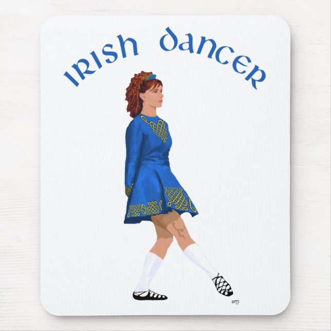 Soft Shoe Irish Dancer in Blue Musmatta (Framsidan)