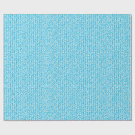 Soft Sky Blue & White Watercolor Ditsy Floral Patt Presentpapper