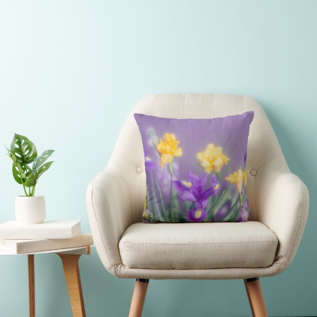 Soft Spring Floral Kudde (Stol)