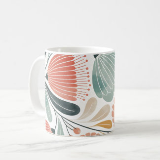 Soft Summer Floral  Kaffemugg