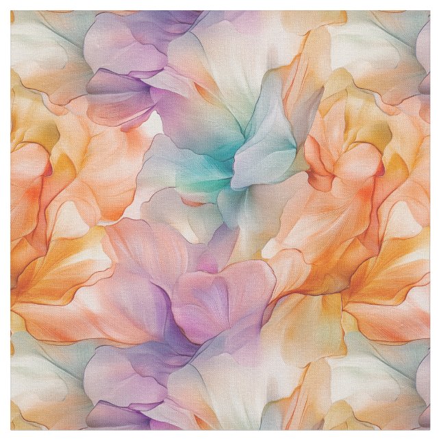 Soft Summer Petals Fabric Tyg (Närbild)