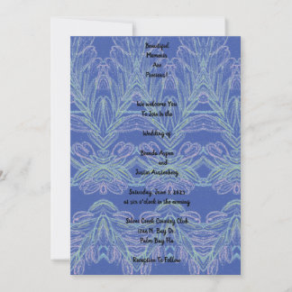 Soft Swirls Blue Beresh Moments Inbjudningar