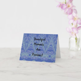 Soft Swirls Blue Beresh Moments Kort