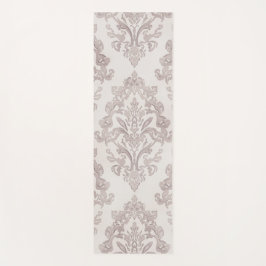 Soft Taupe Damask Watercolor Classic Floral