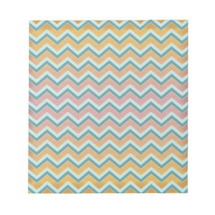 Soft Warm Färg ZigZag Anteckningsblock