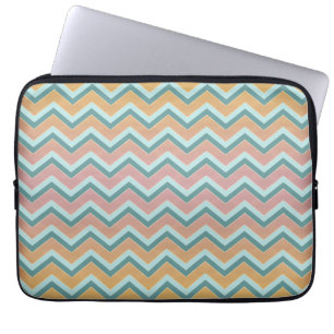 Soft Warm Färg ZigZag Laptop Sleeve