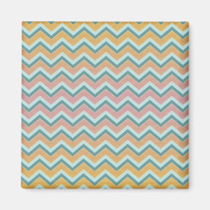 Soft Warm Färg ZigZag Magnet
