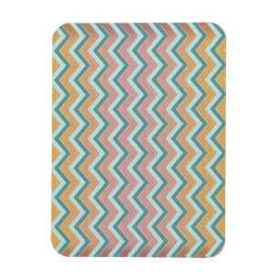Soft Warm Färg ZigZag Magnet