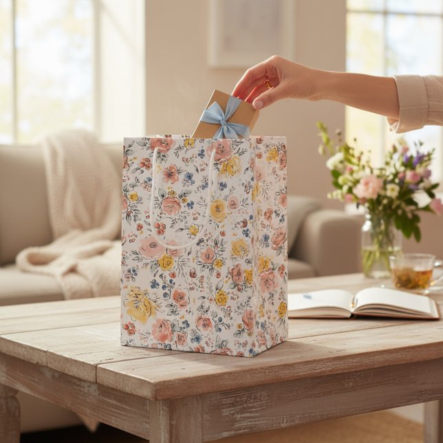 Soft Watercolor Floral Botanical Pattern (Skapare uppladdad)