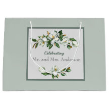 Soft White Magnolia Greenery Bröllop Classic