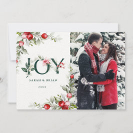 Soft Winter Berry JOY-julkort Inbjudningar