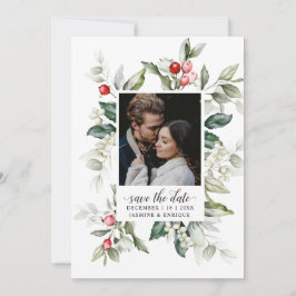 Soft Winter Berry jul | Spara datum i fotot Datumet