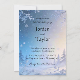 Soft Winter Daydream  Inbjudningar