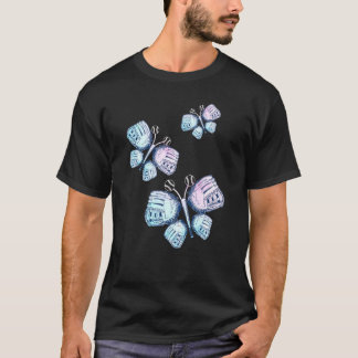 Softball Älskare Butterfly Softball T Shirt