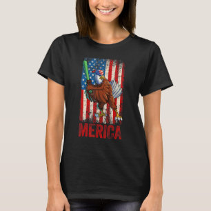 Softball American Eagle 4:e juli Boys Girl Amer T Shirt