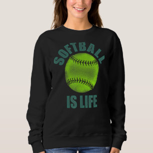 Softball är ett listigt, långsamt klibbigt mjukvar t shirt