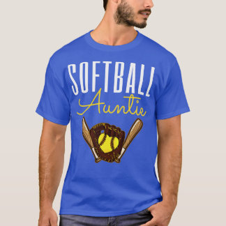 Softball Auntie T Shirt
