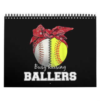 Softball Baseball Mamma Busy Raising Ballers Mamma Kalender