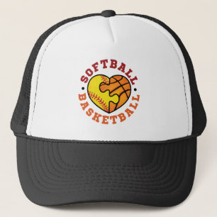 Softball Basketball Heart Keps