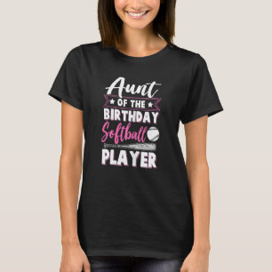 Softball Birthday Graphics Women Moster of Softbal T Shirt