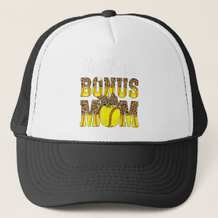 Softball Bonus Mamma Speldag Kvinnor Leopard Mammo Keps