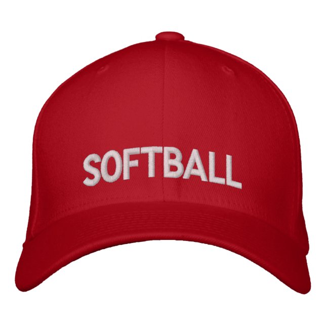 Softball Broderad Keps (Framsida)