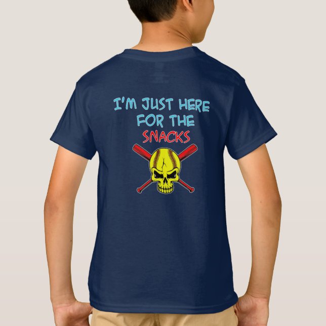 Softball Bror T Shirt (Baksida)