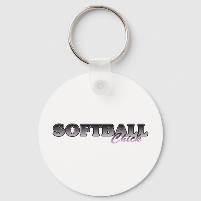 Softball-Chick Nyckelring (Framsida)