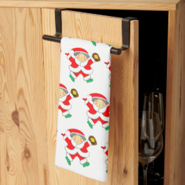 Softball Christmas Kökshandduk