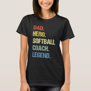 Softball Coach Pappa T Shirt