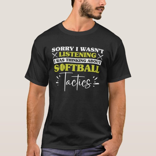 Softball Coach T Shirt (Framsida)