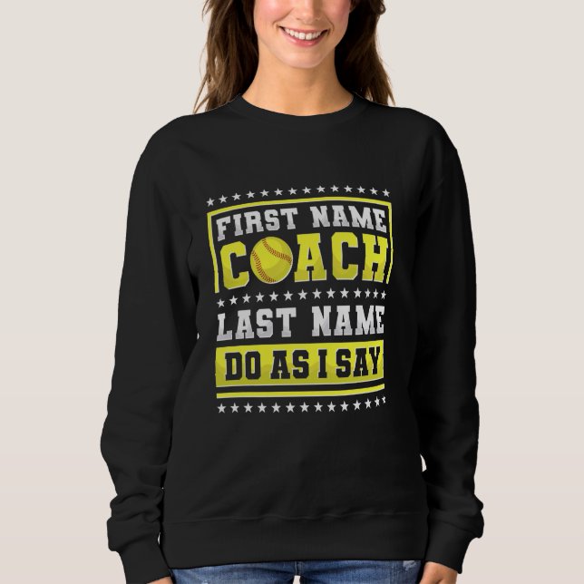 Softball Coach Tränar assistent - i mitt försvar T Shirt (Framsida)