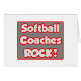 Softball Coacher Sten! Hälsningskort