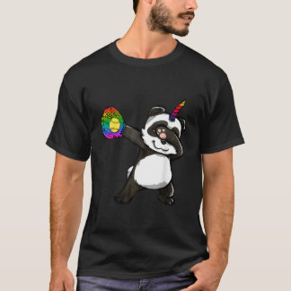 Softball Dabbing Pandicorn Panda T Shirt