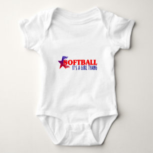 SOFTBALL - Det är en flicka Thang T Shirt