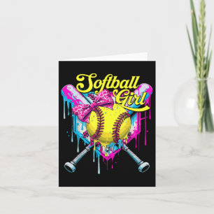 Softball Drip Girls Ice Cream Drip Youth Girl Coqu Kort