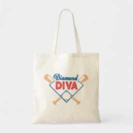 Softball eller Baseball Älskare Tote Bag Tygkasse
