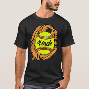 Softball farbror Softball-handskar och Boll farbro T Shirt