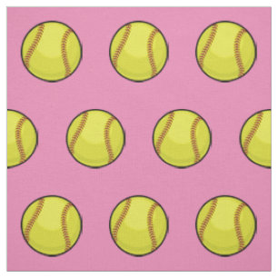 Softball Fläkt Rosa Tyg
