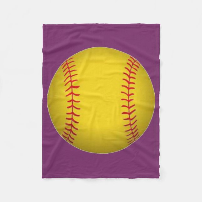 Softball Fleece Blanket (Framsidan)