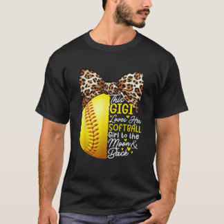 Softball Gigi Kärlek Hennes Softball Costume Girl T Shirt