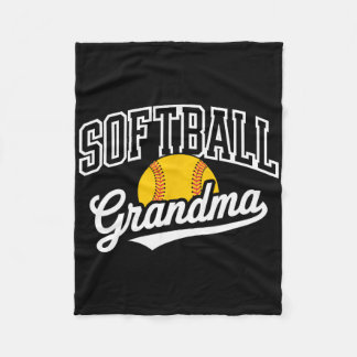 Softball Grandma _1  Fleecefilt