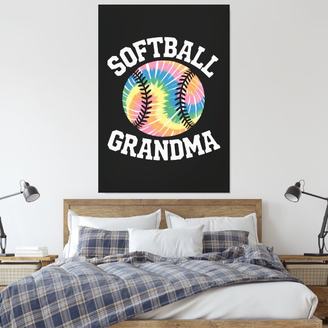Softball Grandma Canvastryck (Insitu (sovrum))