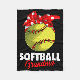 Softball Grandma Women _1  Fleecefilt