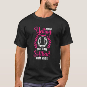 Softball Graphics Women and Mamma Softball Player T Shirt
