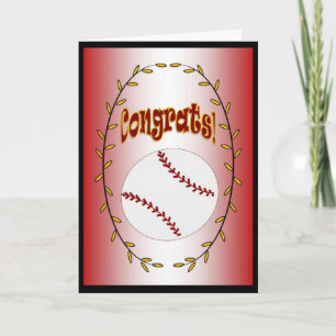 Softball - Gratulerar! Kort