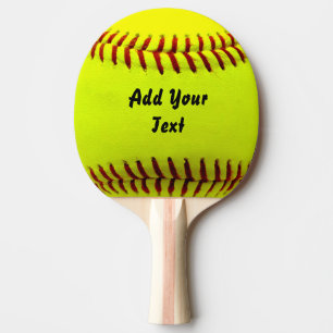 Softball Gult Softball Sports Team Coach Pingisracket
