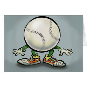 Softball Hälsningskort